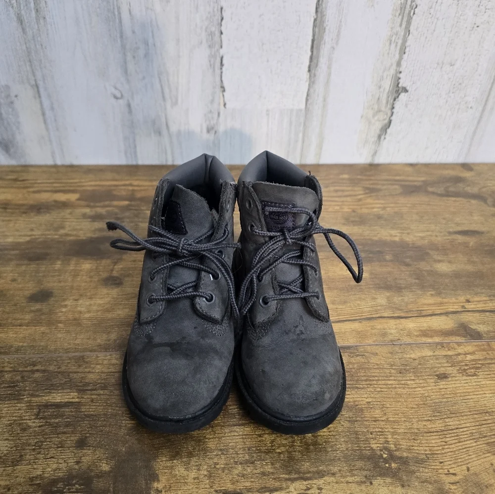 Timberland Toddlers Size 10 Gray Boots A6298